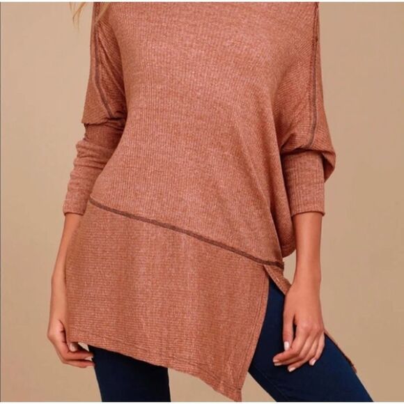 Free People We The Free Londontown Ribbed Thermal Top Size Medium - Picture 1 of 11